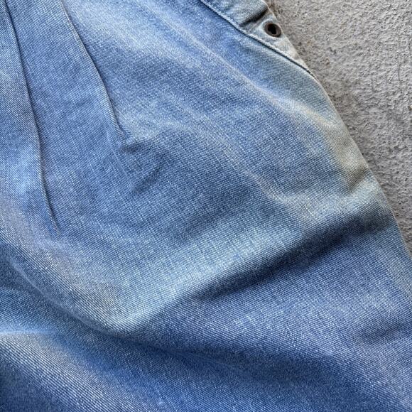 Deadstock 90s Dockers Jeans Mens 29x30 Pleated Denim Levis Cargo Tapered Vintage - Picture 5 of 16